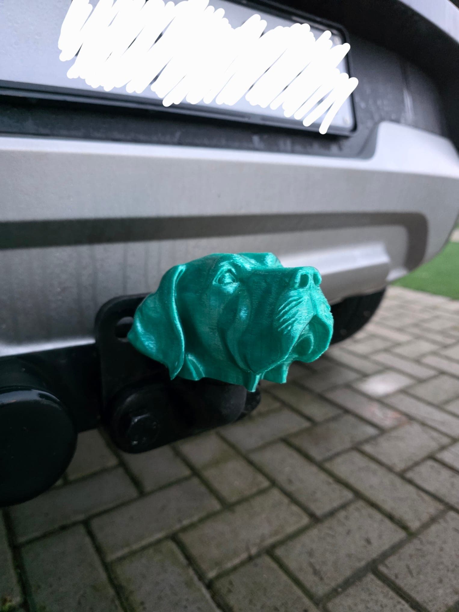 Custom Animal-Head Tow Hitch Covers